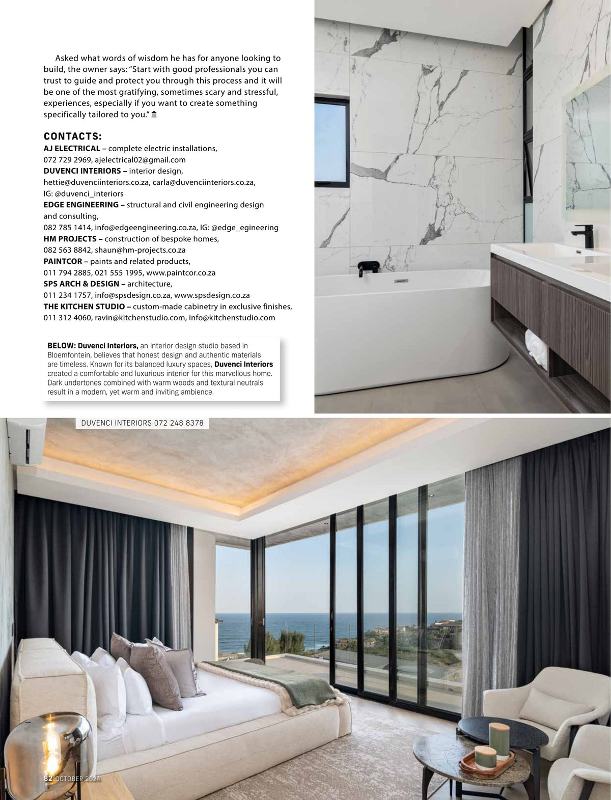 A holiday haven — South African Home Owner, page 82
