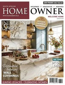 South African Home Owner magazine cover, August 2026